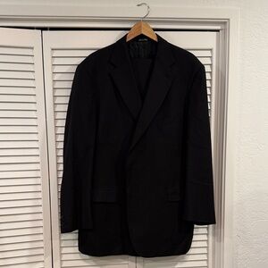Gianni Uono Pinstripe Black Suit and pants